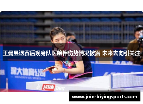 王曼昱退赛后现身队医陪伴伤势情况披露 未来去向引关注